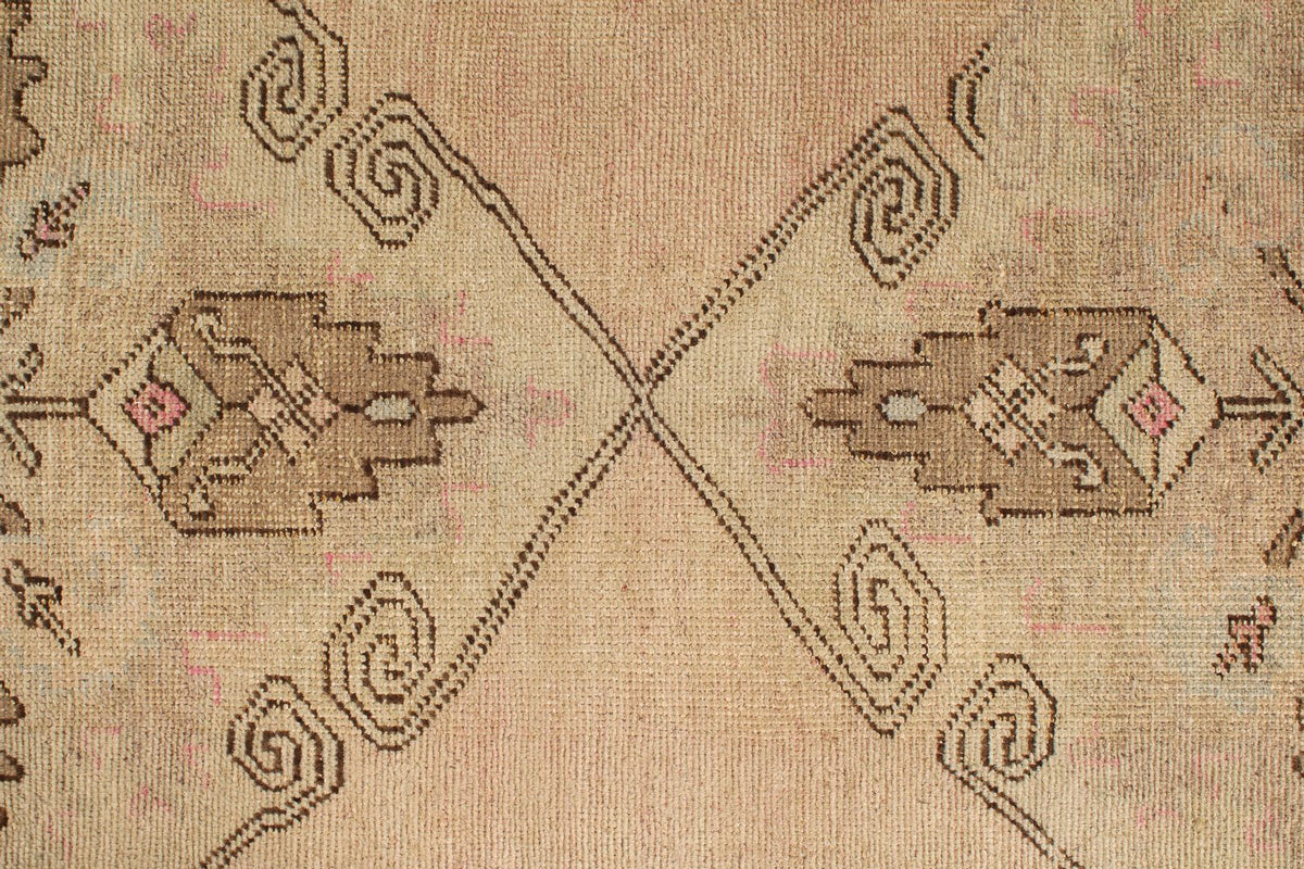 4x11 Rust and Brown Anatolian Turkish Tribal Runner