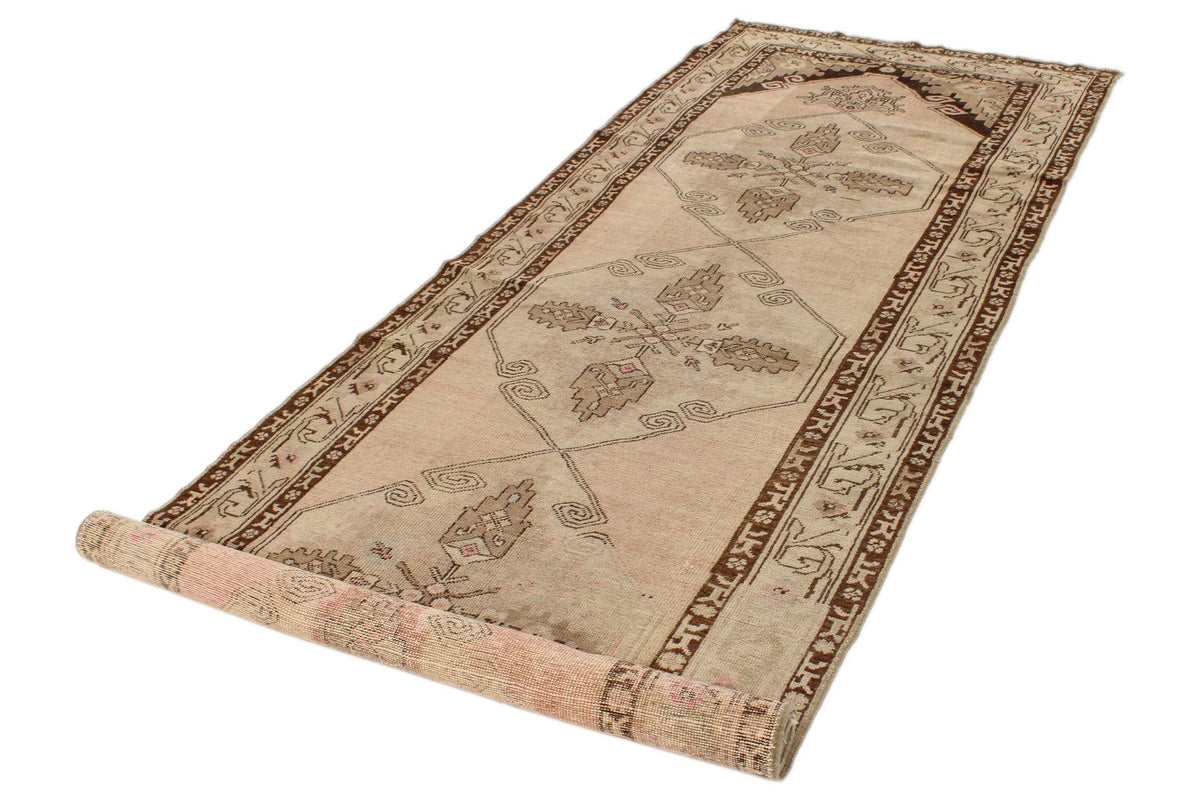 4x11 Rust and Brown Anatolian Turkish Tribal Runner