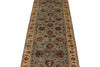 3x8 Gray and Ivory Turkish Traditional Runner