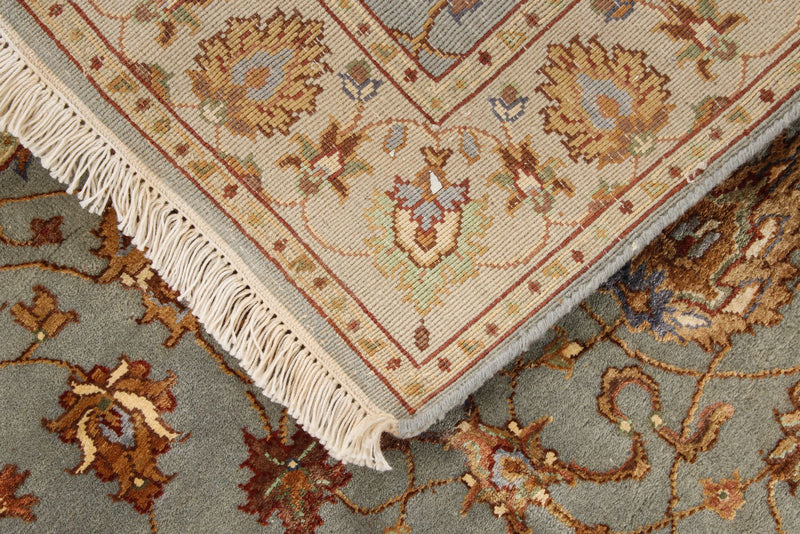 3x8 Gray and Ivory Turkish Traditional Runner