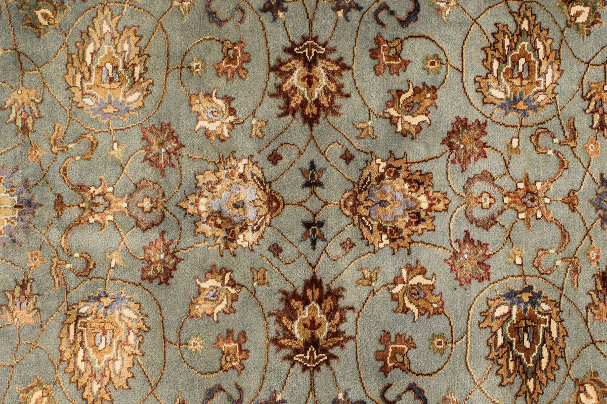 3x8 Gray and Ivory Turkish Traditional Runner