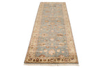 3x8 Gray and Ivory Turkish Traditional Runner