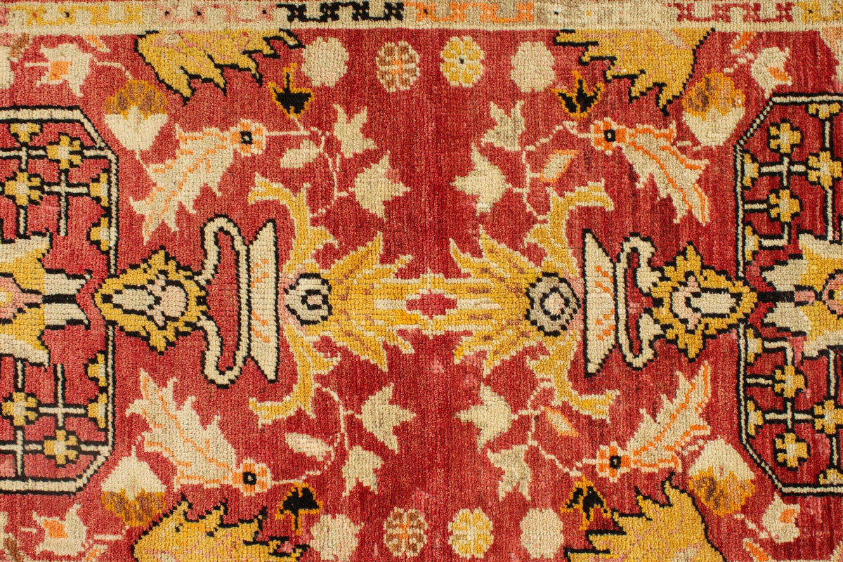 3x5 Red and Multicolor Anatolian Turkish Tribal Rug