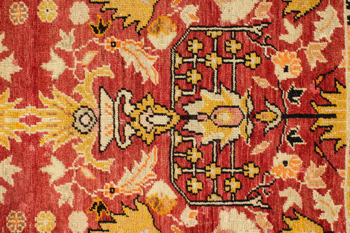 3x5 Red and Multicolor Anatolian Turkish Tribal Rug