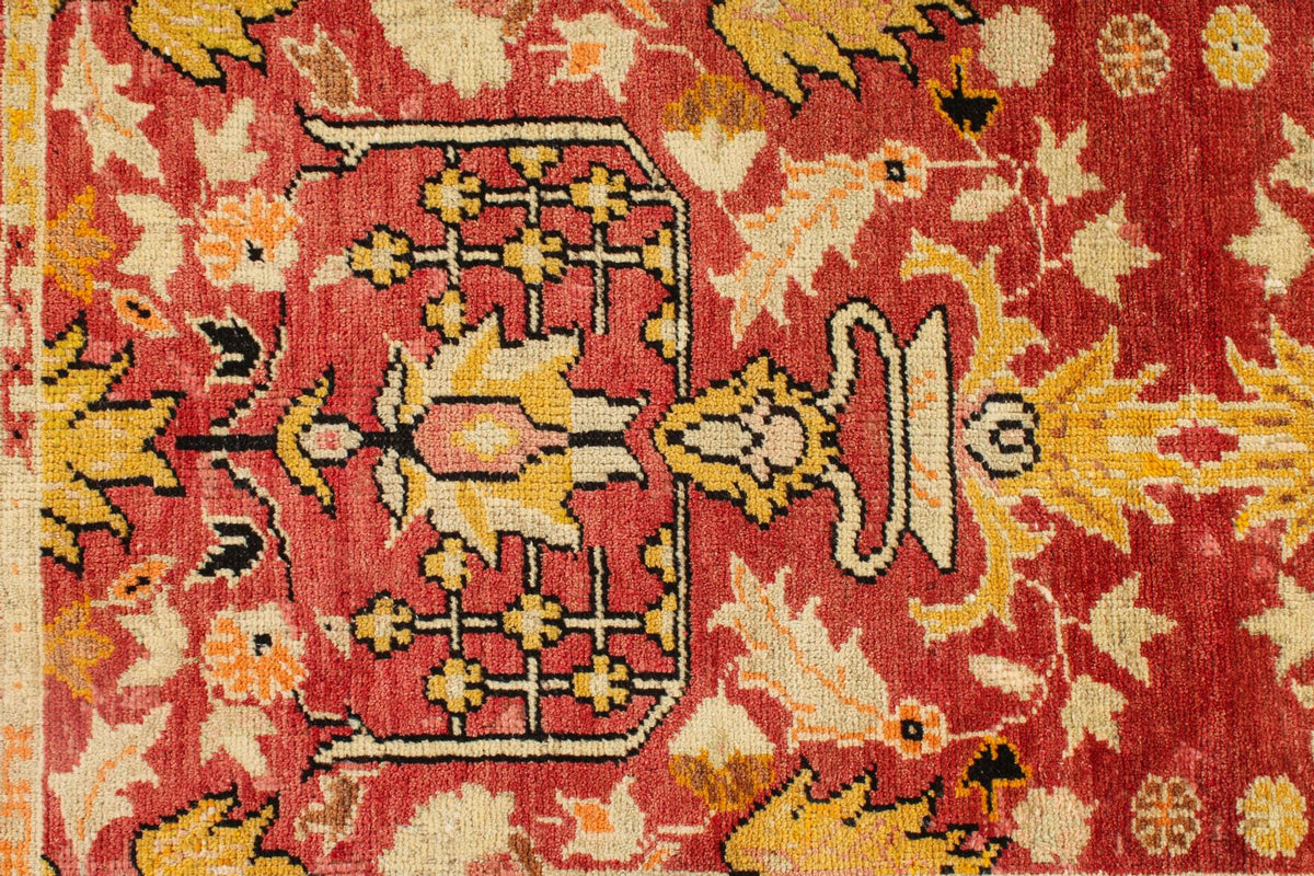 3x5 Red and Multicolor Anatolian Turkish Tribal Rug