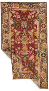 3x5 Red and Multicolor Anatolian Turkish Tribal Rug