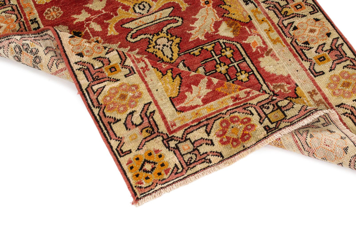 3x5 Red and Multicolor Anatolian Turkish Tribal Rug