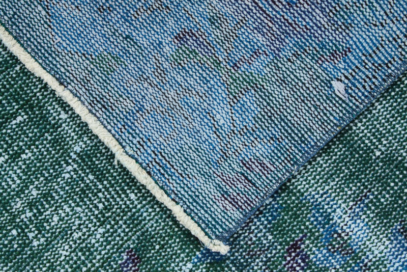 5x9 Blue and Green Modern Contemporary Rug