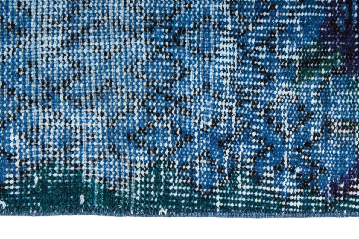 5x9 Blue and Green Modern Contemporary Rug