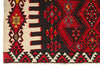 6x8 Red and Multicolor Turkish Tribal Rug