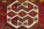 6x8 Red and Multicolor Turkish Tribal Rug