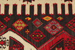 6x8 Red and Multicolor Turkish Tribal Rug