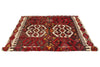 6x8 Red and Multicolor Turkish Tribal Rug