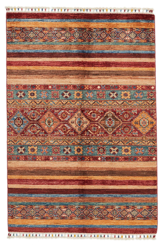 3x5 Multicolor Tribal Rug