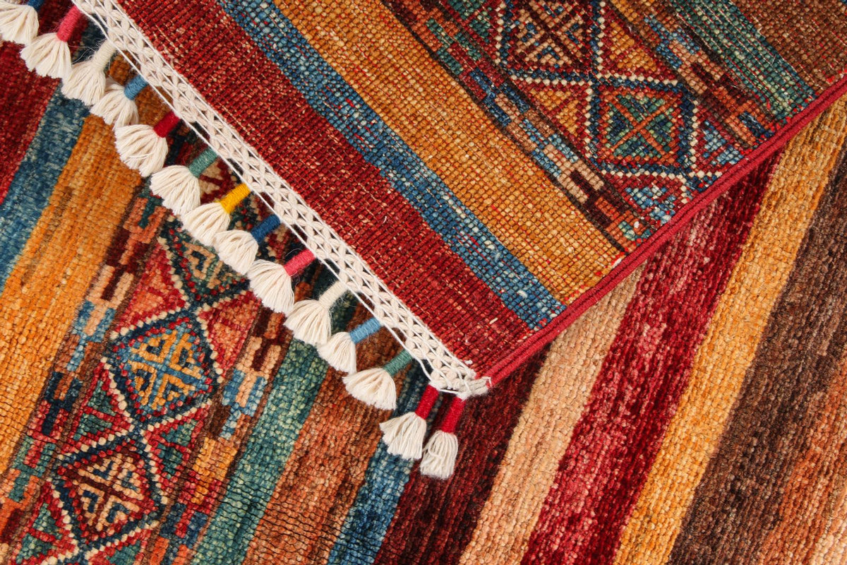 3x5 Multicolor Tribal Rug