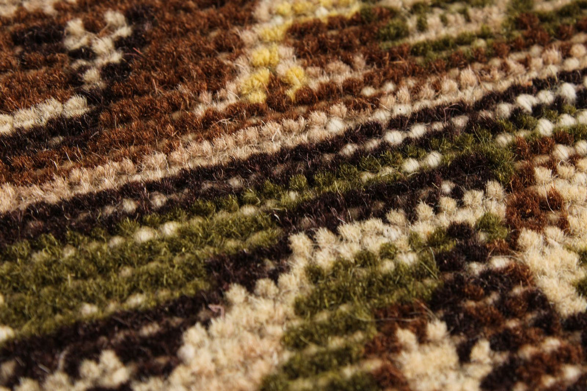 6x8 Brown and Beige Modern Contemporary Rug