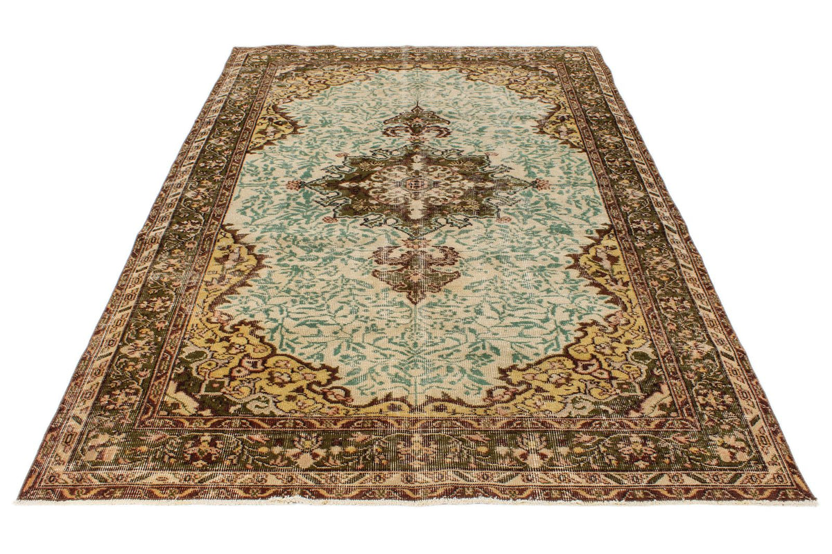6x8 Brown and Beige Modern Contemporary Rug