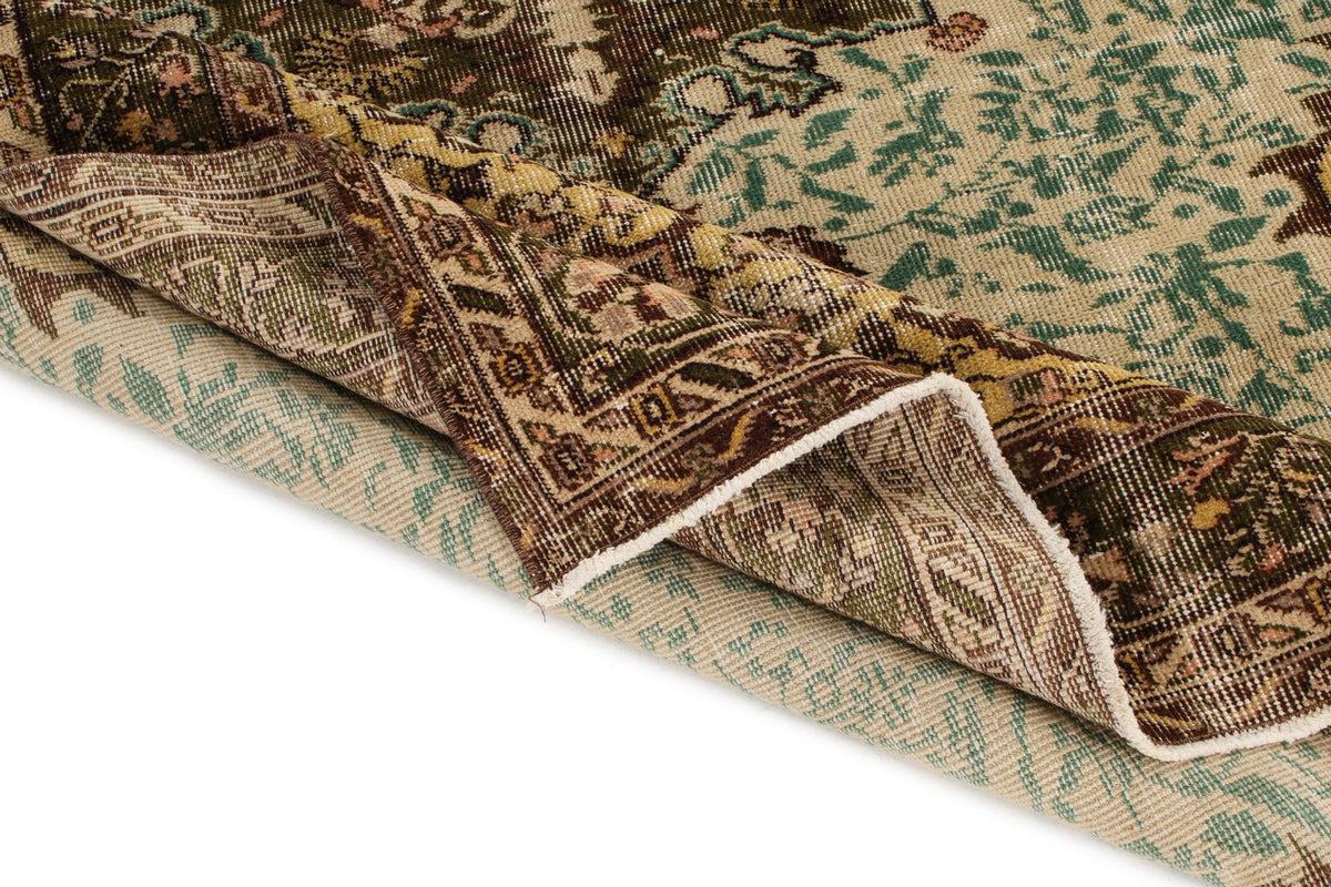 6x8 Brown and Beige Modern Contemporary Rug