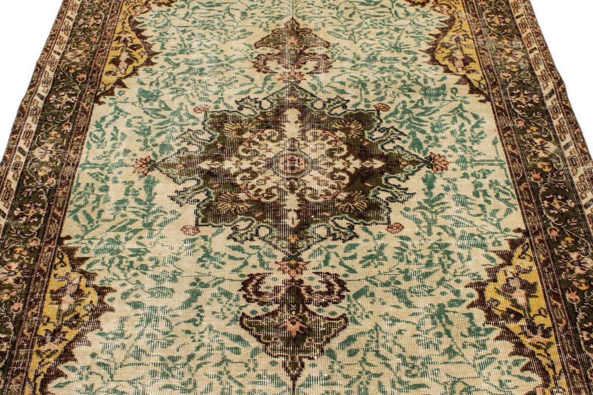 6x8 Brown and Beige Modern Contemporary Rug