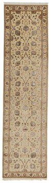 3x10 Ivory and Ivory Turkish Traditional Runner