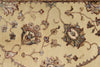 3x10 Ivory and Ivory Turkish Traditional Runner