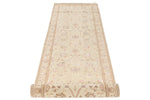 3x10 Ivory and Ivory Turkish Traditional Runner