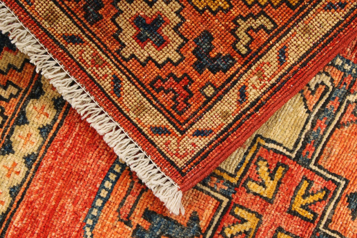 3x4 Red and Multicolor Anatolian Traditional Rug