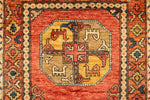 3x4 Red and Multicolor Anatolian Traditional Rug