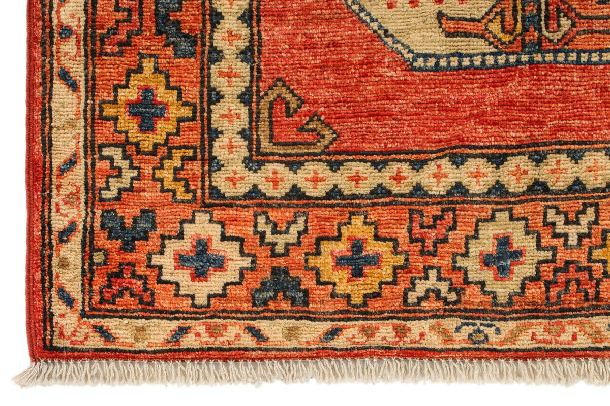 3x4 Red and Multicolor Anatolian Traditional Rug