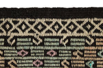 8x11 Black and Multicolor Turkish Tribal Rug