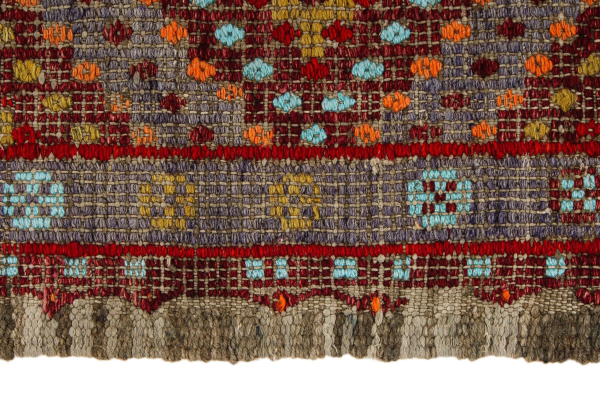 7x11 Multicolor Turkish Tribal Rug