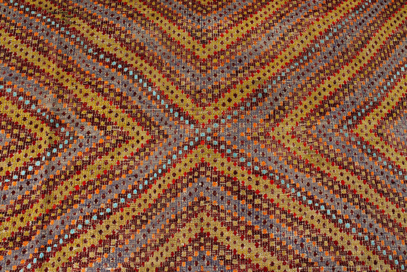 7x11 Multicolor Turkish Tribal Rug