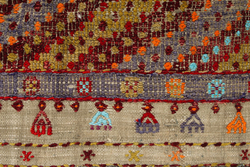 7x11 Multicolor Turkish Tribal Rug
