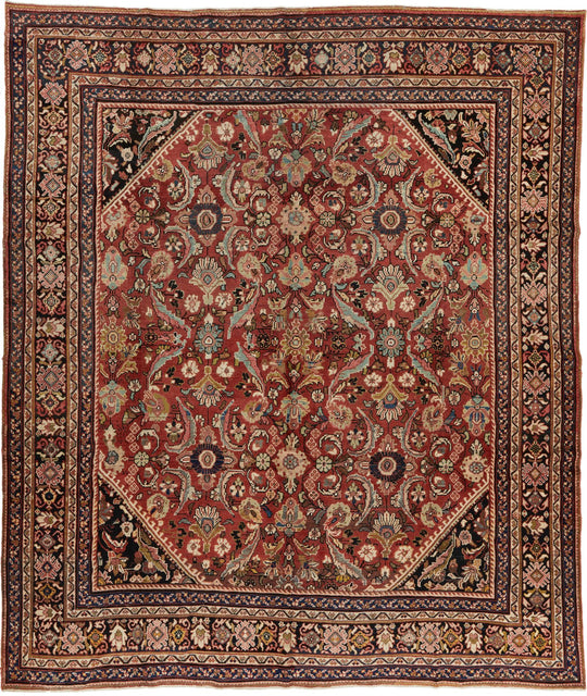 11x12 Red and Multicolor Persian Rug