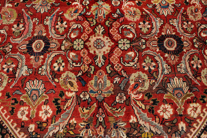 11x12 Red and Multicolor Persian Rug