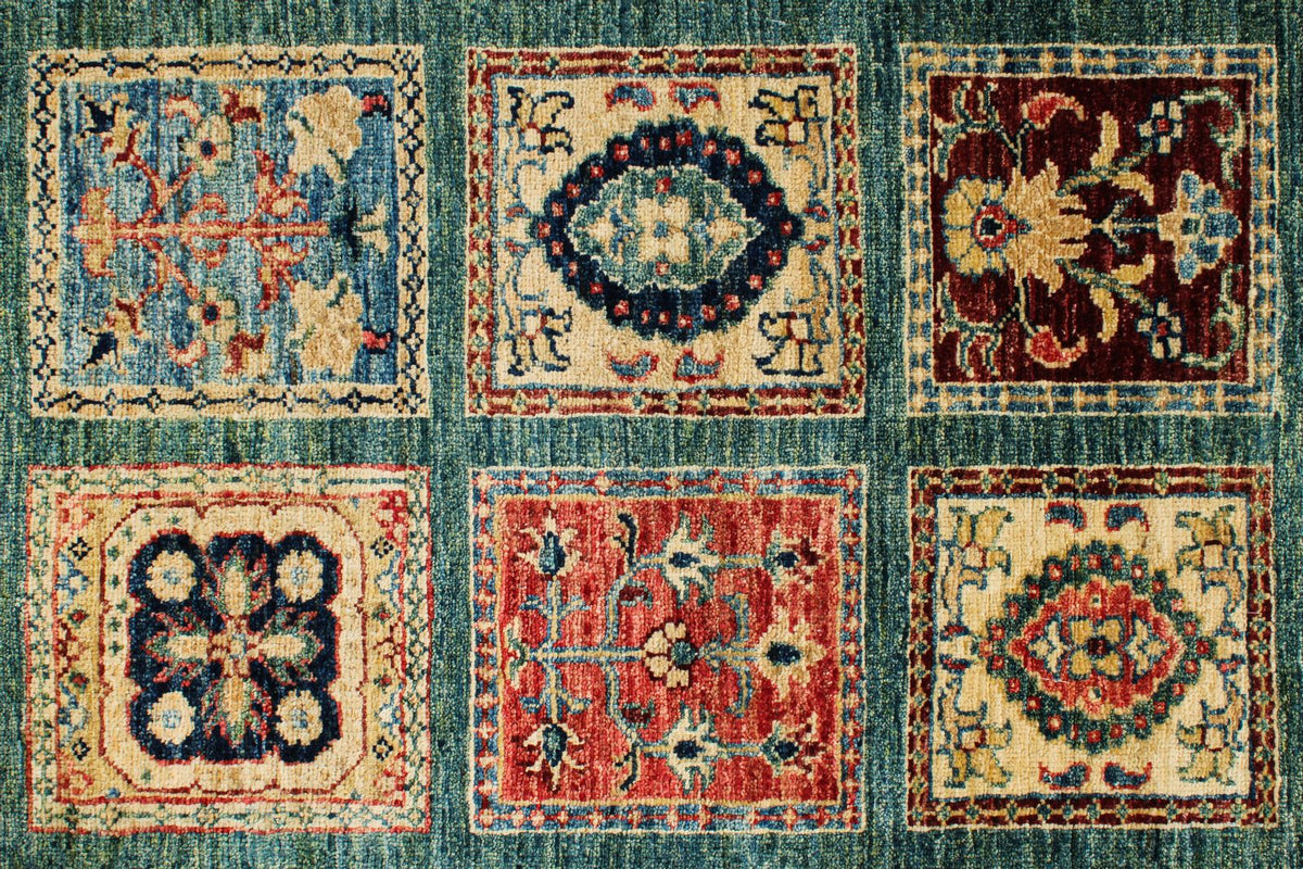 6x8 Multicolor Tribal Rug