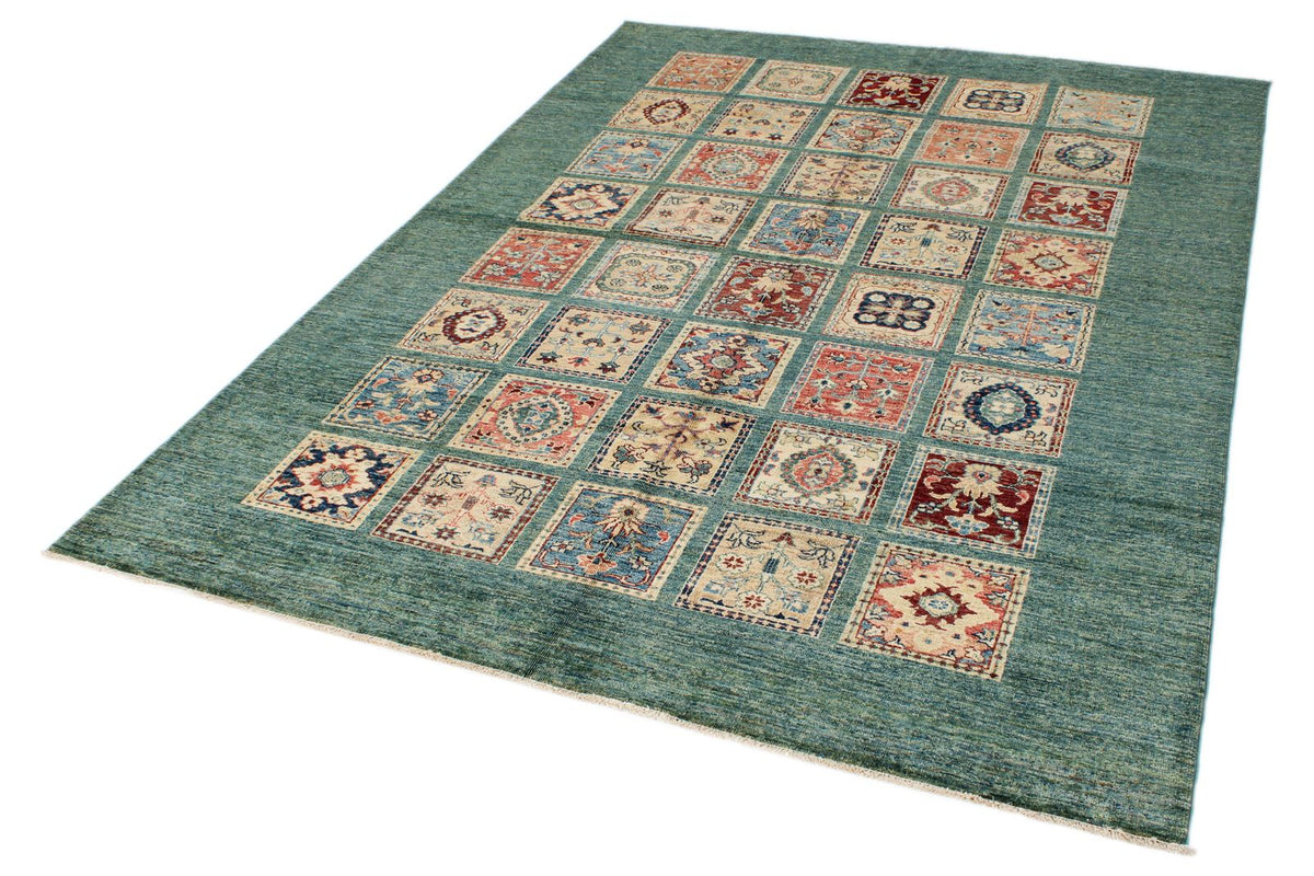 6x8 Multicolor Tribal Rug