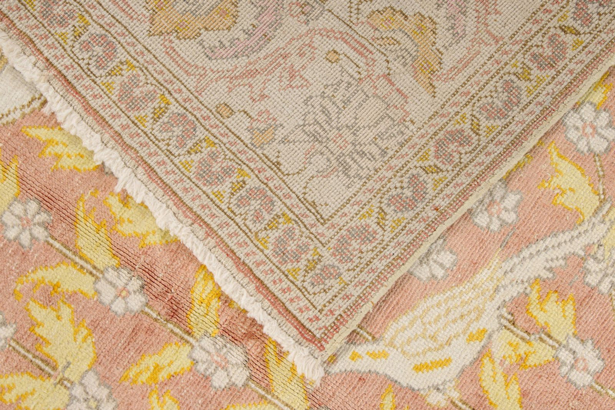 5x7 Rust and Multicolor Turkish Traditional Rug