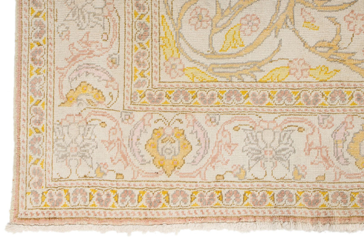 5x7 Rust and Multicolor Turkish Traditional Rug