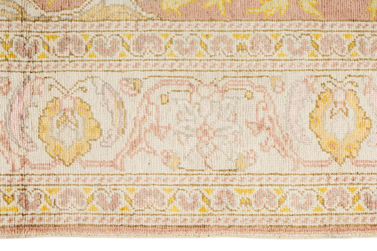 5x7 Rust and Multicolor Turkish Traditional Rug