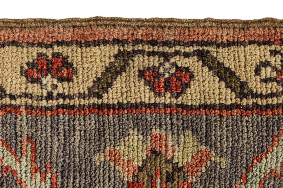 5x9 Red and Brown Anatolian Turkish Tribal Rug