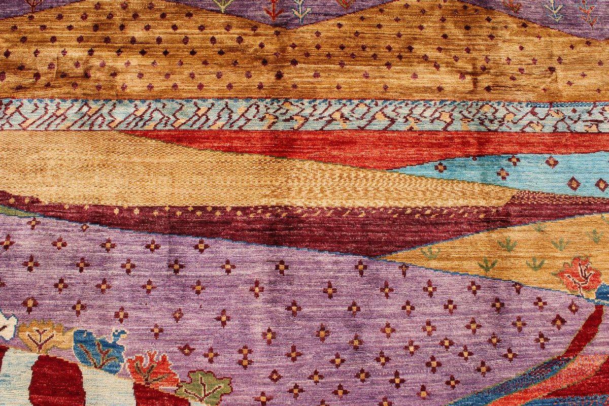 9x12 Multicolor Anatolian Traditional Rug