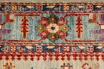 6x10 Green and Blue Anatolian Traditional Rug