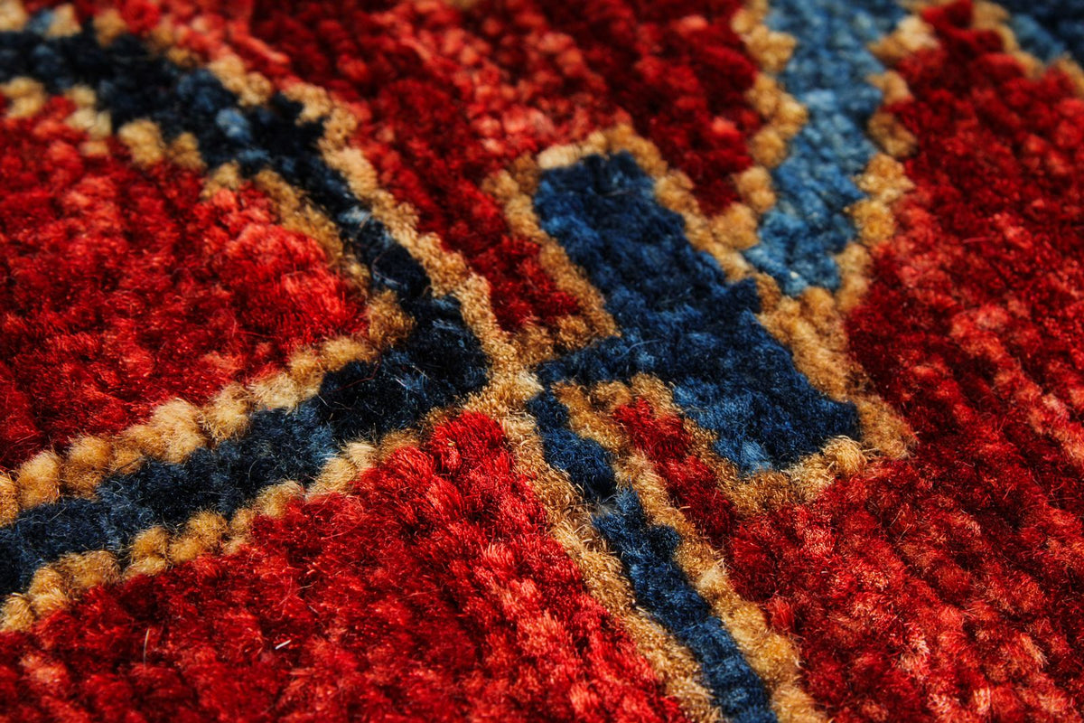 6x9 Red and Multicolor Anatolian Traditional Rug