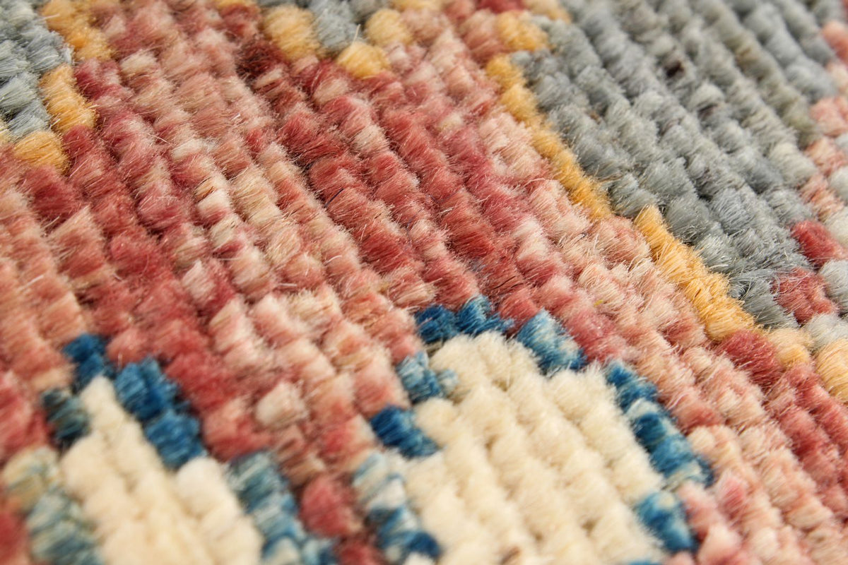 6x9 Gray and Multicolor Anatolian Traditional Rug