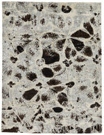 8x10 Gray and Brown Modern Contemporary Rug