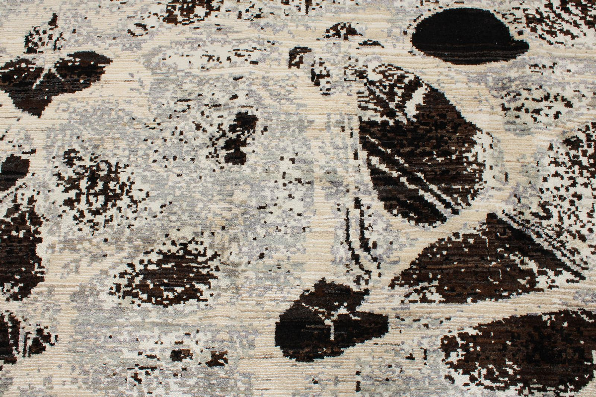 8x10 Gray and Brown Modern Contemporary Rug