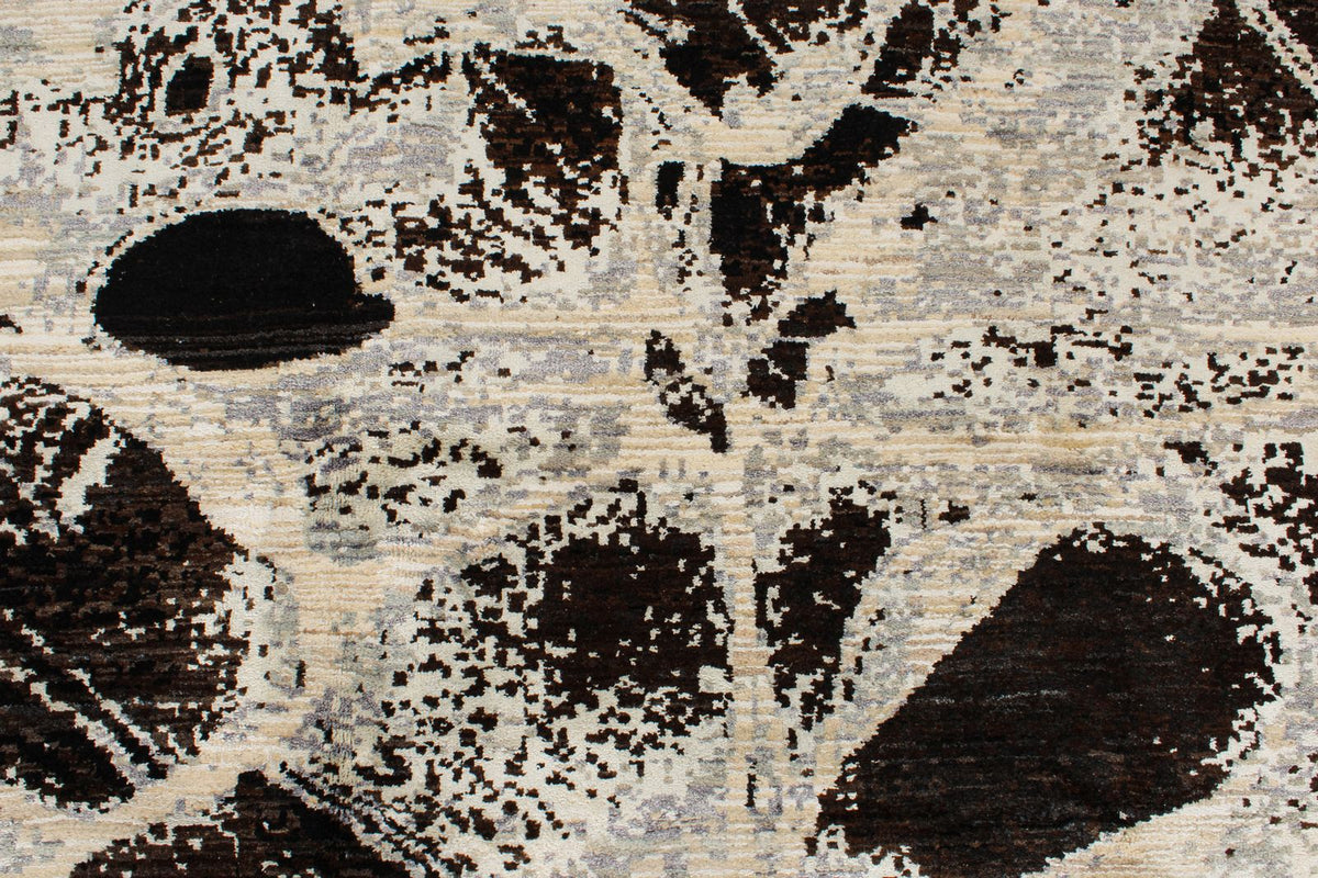 8x10 Gray and Brown Modern Contemporary Rug