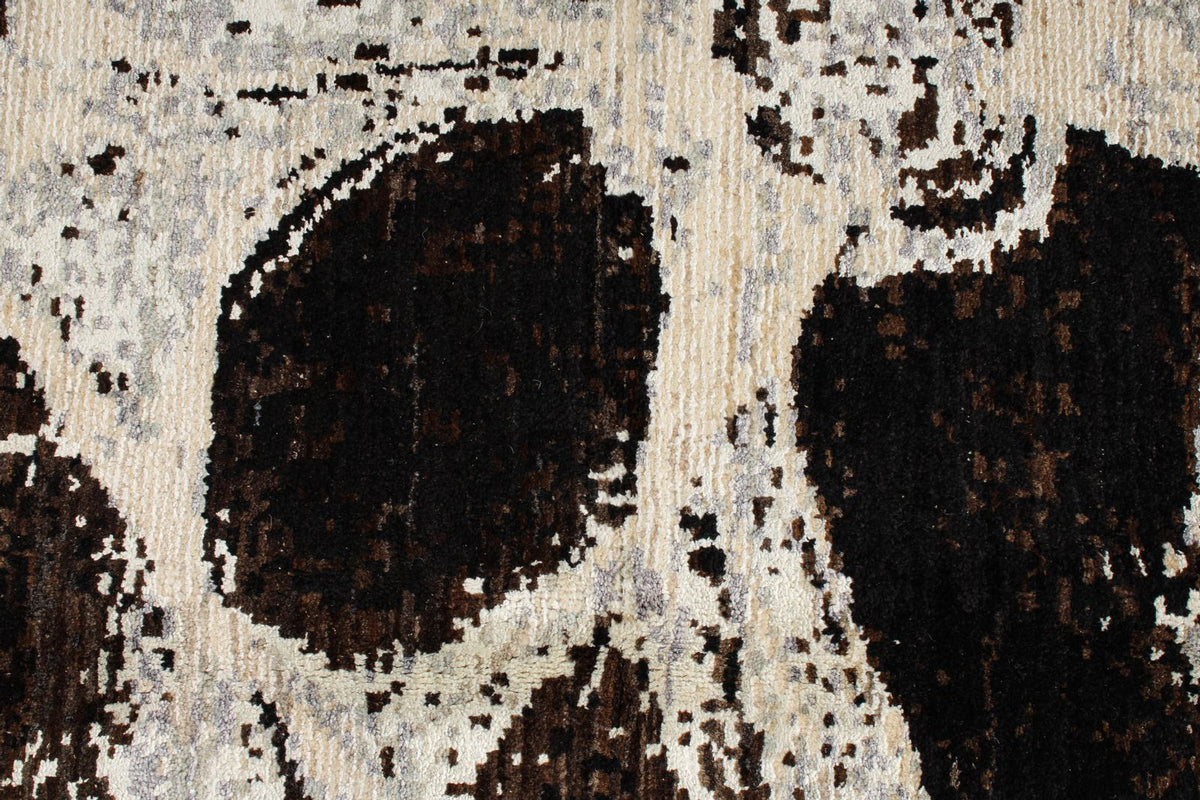 8x10 Gray and Brown Modern Contemporary Rug