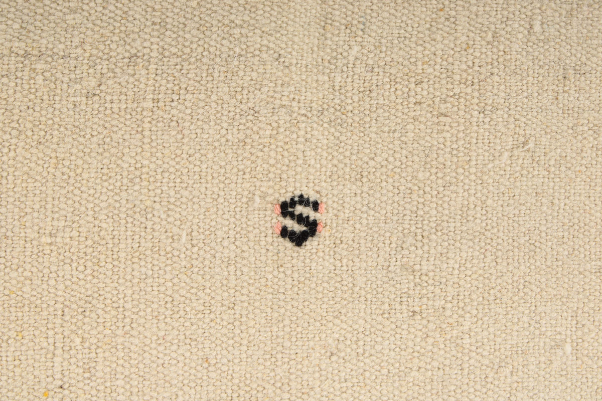 5x11 Ivory and Brown Turkish Tribal Runner